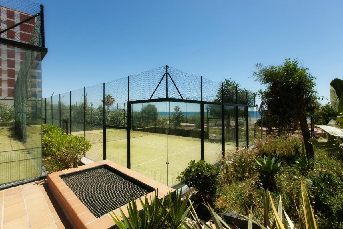 2066-Apt 2 Bedrooms On Beach, Tenis, Gym, Pool Manilva Esterno foto